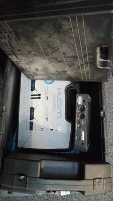 Lot 115 - Box of asstd mics, receivers and cables