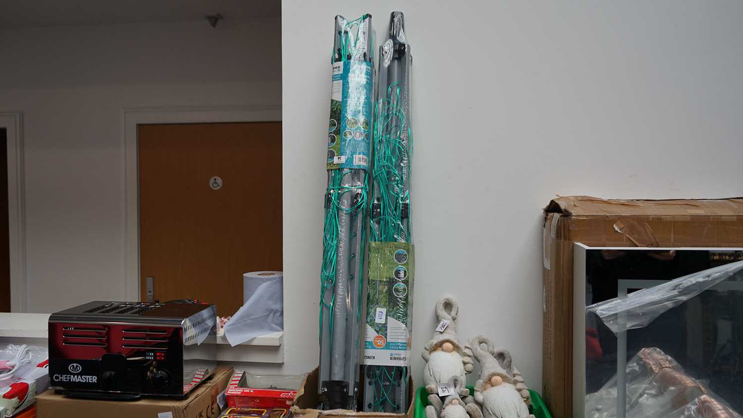 Lot 34 - Rotary washing line x2