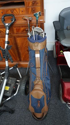 Lot 233 - Bobby Jones Golf Bag w/15 Clubs