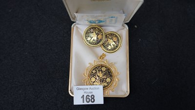 Lot 168 - Demask Necklace & Earing Set