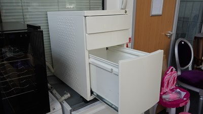 Lot 222 - White cabinet
