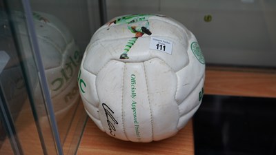Lot 111 - Celtic FC Ball Signed by Henrik Larsson