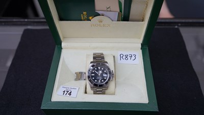 Lot 174 - Watch bearing rolex logo in box