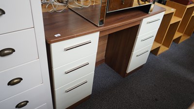 Lot 268 - White Drawered Desk