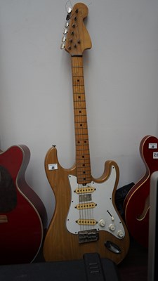 Lot 48 - Small Wooden Electric Guitar