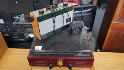 Lot 271 - Radio & Record Player