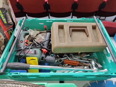 Lot 316 - Box of misc tools