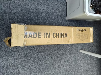 Lot 55 - Collapsible playpen in box