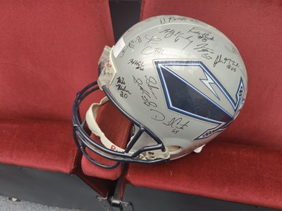 Lot 68 - Claymore's helmet with various signatures
