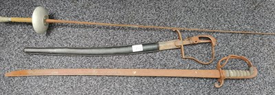 Lot 160 - A collection of 3 decorative swords in varying styles