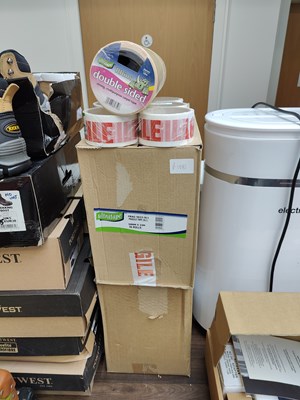 Lot 27 - 2 boxes asstd tape