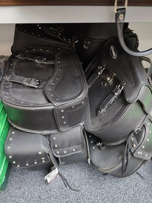 Lot 59 - Qty of Leather Motorbike Bags