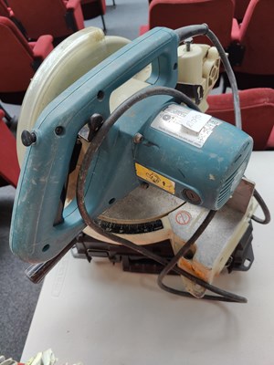 Lot 324 - Makita Circular Tablesaw & Dewalt Drill & Charger