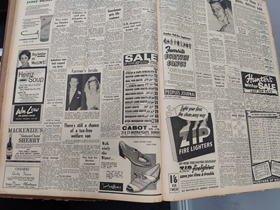 Lot 155 - Large newspaper book from the 1960's local history