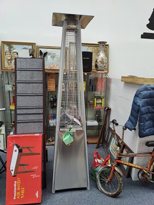 Lot 132 - Brand new Gas Patio Heater with Cover