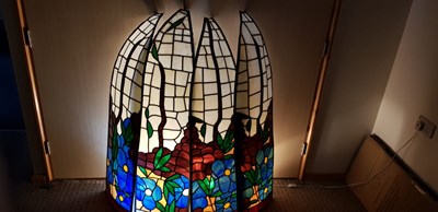 Lot 39 - Stain Glass Panels