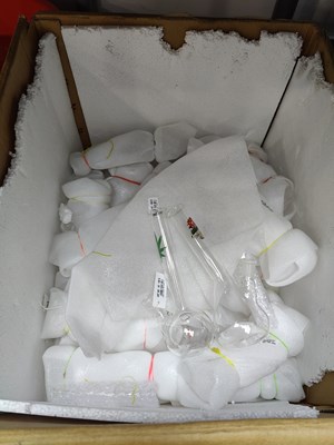 Lot 64 - Large qty of decorative glass bongs