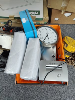 Lot 296 - Home Bundle with Stationary box, Shredder, Laminator & bedding