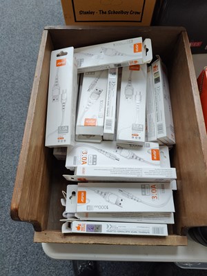 Lot 299 - Box of charging cables