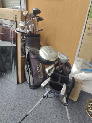 Lot 193 - Two Golf Club Bags with Clubs