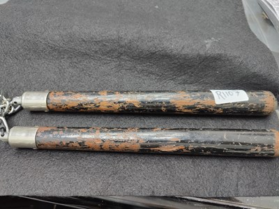 Lot 181 - Set of decorative Nunchakus
