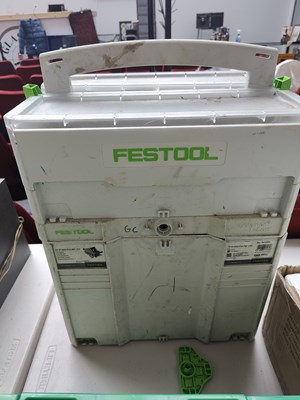 Lot 321 - Festool box containing asstd tools