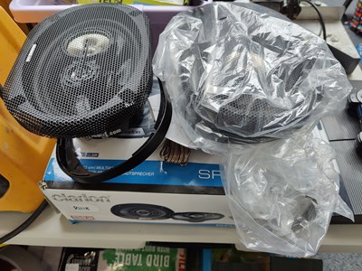 Lot 278 - Pair of clarion car speakers
