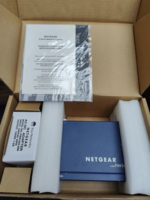 Lot 29 - Netgear blue print server