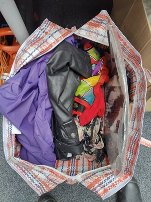 Lot 61 - Bag of asstd clothes and scarves etc