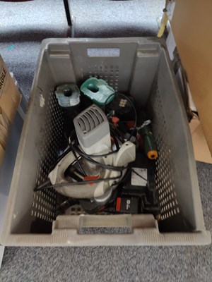 Lot 320 - Box of asstd DIY tools