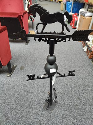 Lot 56 - Weather vane featuring horse detailing
