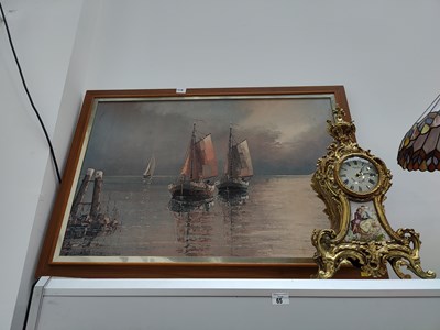 Lot 70 - Painting of 2 sailing boats