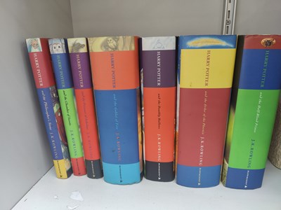 Lot 74 - Full Set of Harry Potter Hardback Editions
