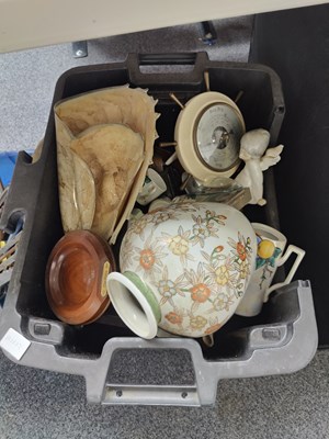 Lot 311 - Large crate of asstd misc household collectables