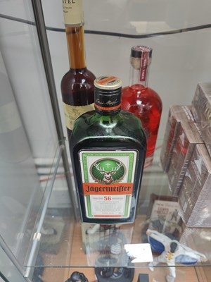 Lot 127 - 3 bottles of alcohol including jagermeister