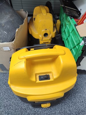 Lot 216 - 2 Dewalt hoovers bare unit only
