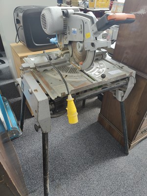 Lot 271 - Large Table saw on legs