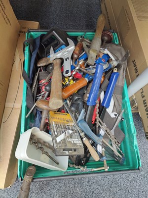 Lot 212 - Box of asstd DIY supplies