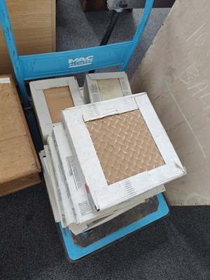 Lot 269 - Qty of tiles - trolley not included