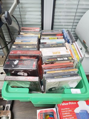 Lot 201 - Box of sealed Elvis cds