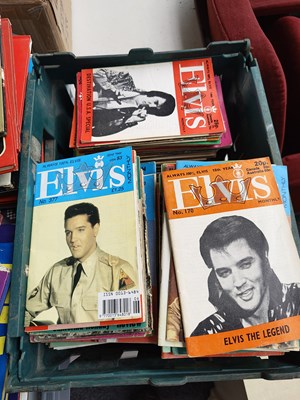 Lot 325 - Collection of Elvis monthly magazine