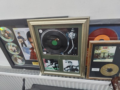 Lot 153 - Collection of 4 framed Elvis disc sets