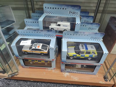 Lot 108 - 17 corgi vanguards die cast model cars
