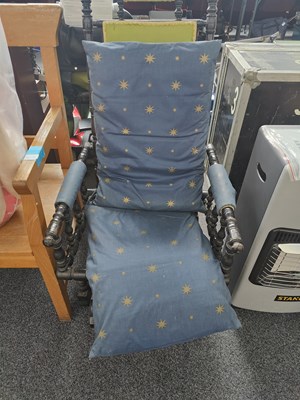 Lot 266 - Black spindle style Rocking Chair