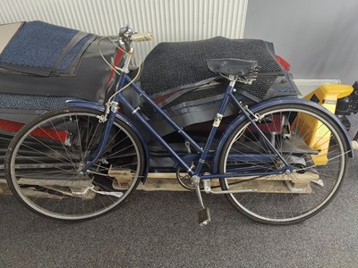 Lot 247 - BSA blue vintage bike