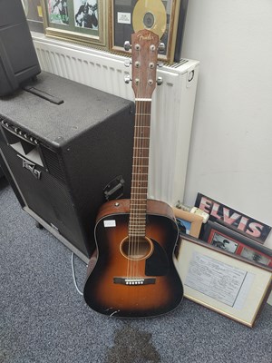 Lot 154 - Fender acoustic guitar with warm wood body