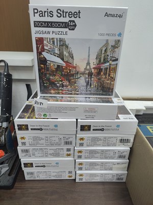 Lot 28 - Qty of new and sealed jigsaws ideal for markets