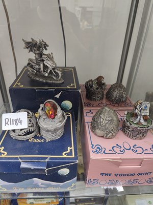 Lot 108 - 4 Tudor mint fantasy figurines boxed