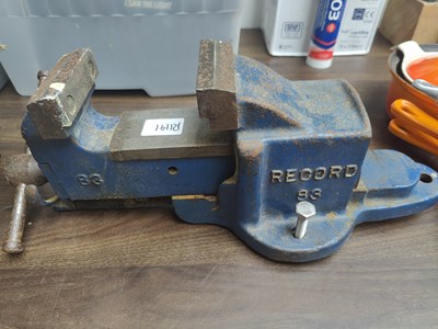 Lot 23 - Large Blue Record 93 Vice