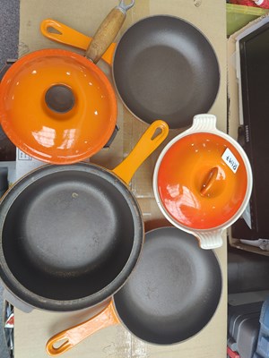 Lot 26 - Set of la crusset Cooking Pots & Pans